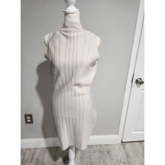 BALMAIN Sleeveless Zip Front Light Rose Minidress Size 10 (42) NWD - Picture 10 of 15